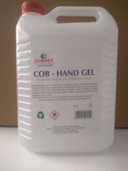 Cob αντισηπτικό gel χεριών 4 lt