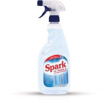 Spray τζαμιών και γυάλινων επιφανειών 750 ml Spark
